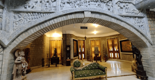 Wall carvings of life of Lord Rama